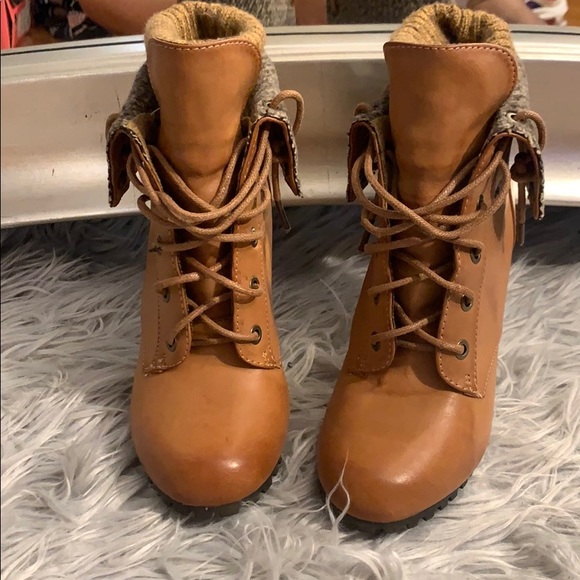 Tan booties - Picture 2 of 4